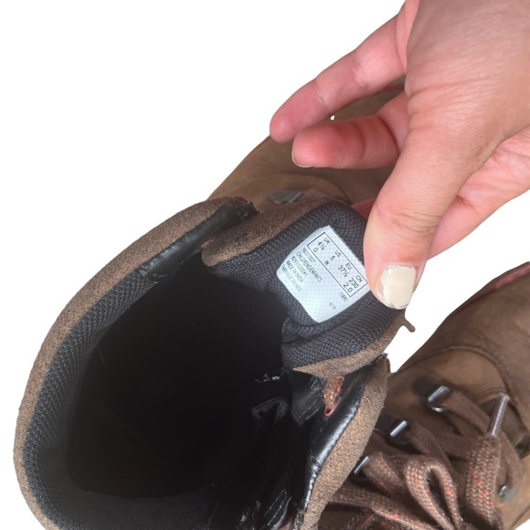 Clarks Brown Leather Lace Up Ankle Boot - Picture 5 of 6